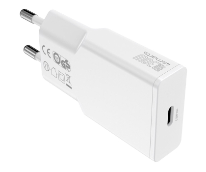 Ładowarka i akumulator 4smarts Ładowarka sieciowa PDPlug Slim 30W GaN USB-C biały